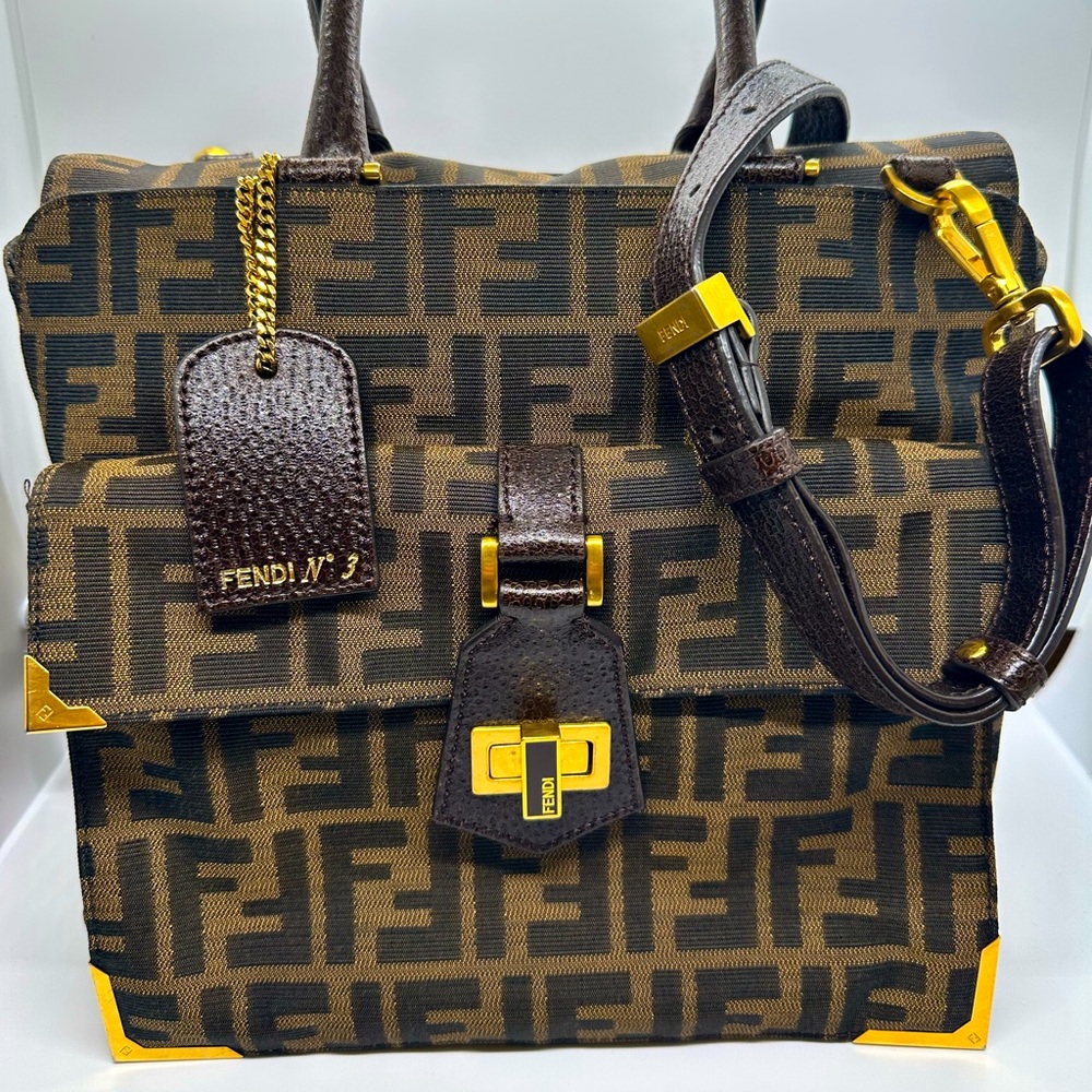 **RARE** Fendi Zucca 2-way Bag
